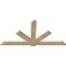 Ekena Millwork Kennewick Rough Sawn Timber Gable Bracket, Douglas Fir, 84"W x 42"H x 2"D x 6"F, 12/12 Pitch GBW084X42X0206KEN00RDF - alternate 1